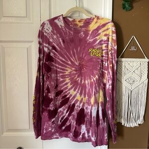 2022 Rolling Loud Miami Tie Dye Longsleeve Graphic Tshirt Merch / Size L